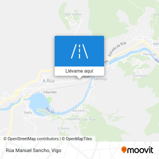 Mapa Rúa Manuel Sancho