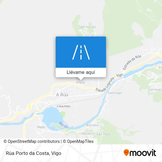 Mapa Rúa Porto da Costa