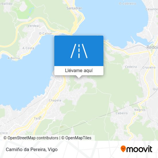 Mapa Camiño da Pereira