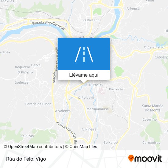 Mapa Rúa do Felo