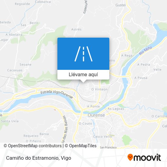 Mapa Camiño do Estramonio