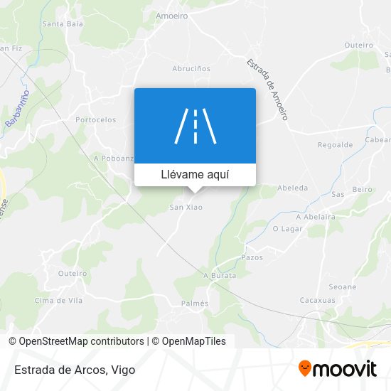 Mapa Estrada de Arcos