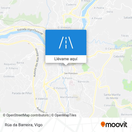 Mapa Rúa da Barreira
