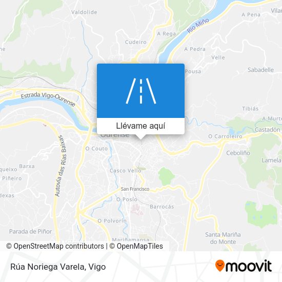 Mapa Rúa Noriega Varela
