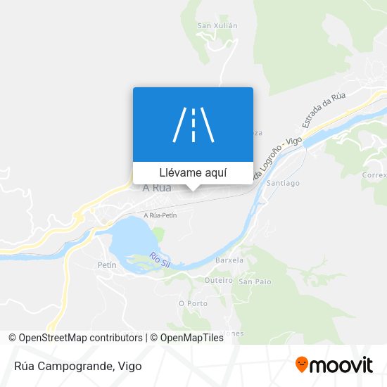 Mapa Rúa Campogrande