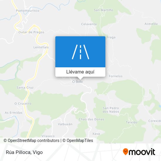 Mapa Rúa Pilloca