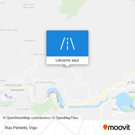 Mapa Rúa Penedo