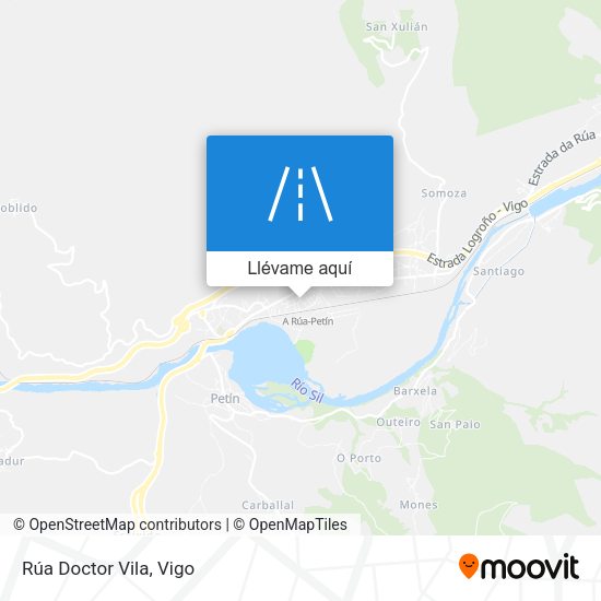 Mapa Rúa Doctor Vila
