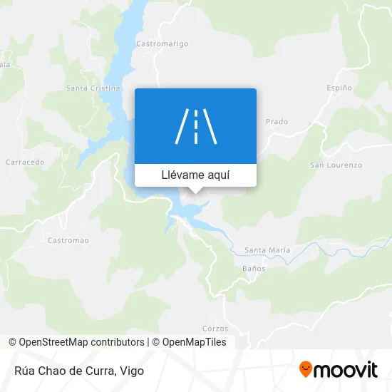 Mapa Rúa Chao de Curra