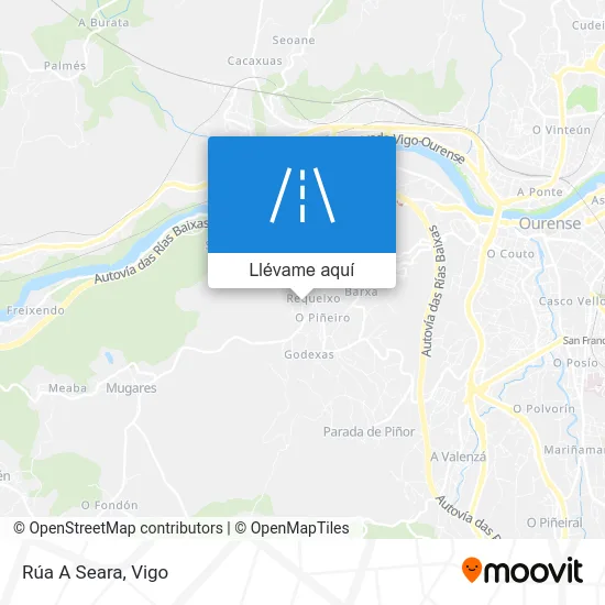 Mapa Rúa A Seara