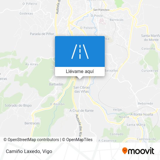 Mapa Camiño Laxedo