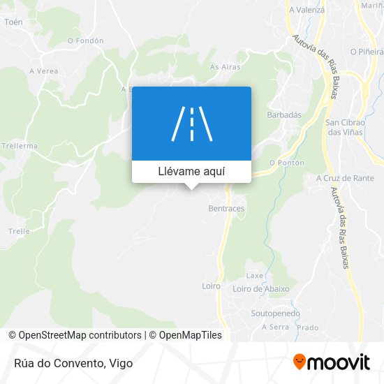 Mapa Rúa do Convento