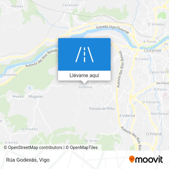 Mapa Rúa Godexás