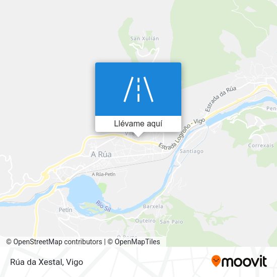 Mapa Rúa da Xestal