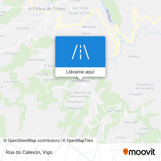 Mapa Rúa do Calexón