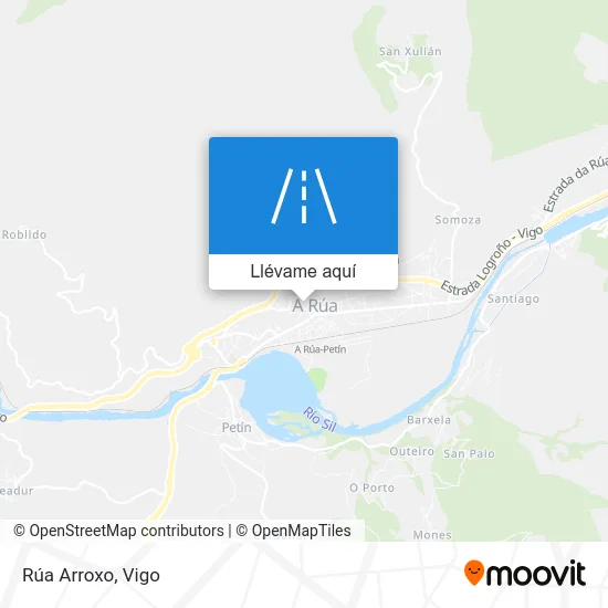 Mapa Rúa Arroxo