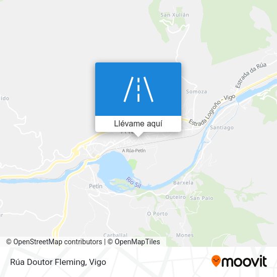Mapa Rúa Doutor Fleming