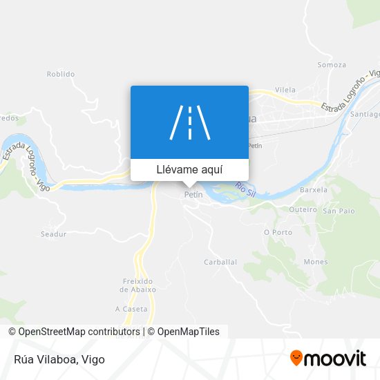Mapa Rúa Vilaboa