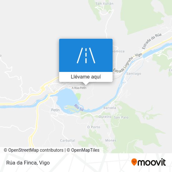 Mapa Rúa da Finca