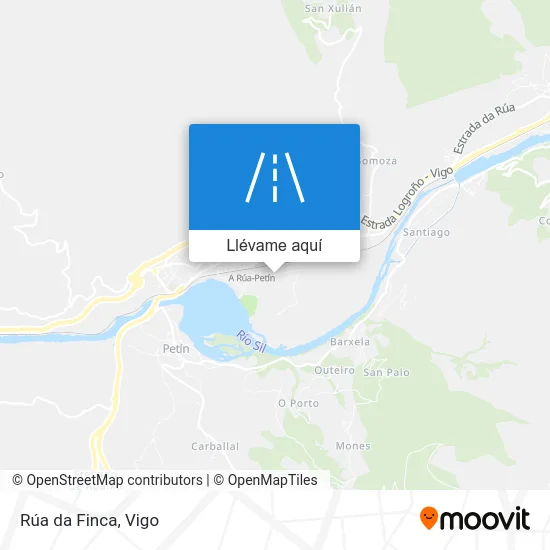 Mapa Rúa da Finca