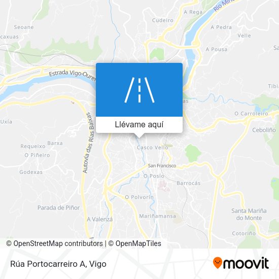 Mapa Rúa Portocarreiro A