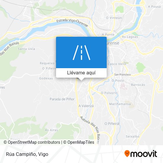 Mapa Rúa Campiño