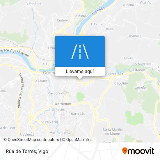 Mapa Rúa de Torres