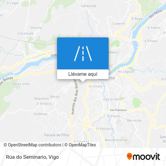 Mapa Rúa do Seminario
