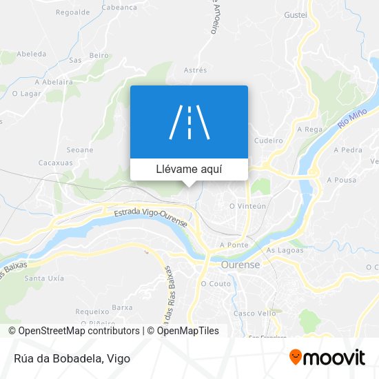 Mapa Rúa da Bobadela