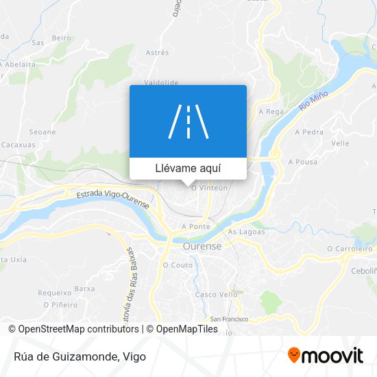 Mapa Rúa de Guizamonde