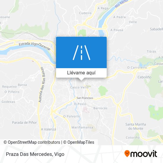 Mapa Praza Das Mercedes