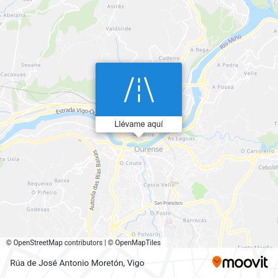 Mapa Rúa de José Antonio Moretón