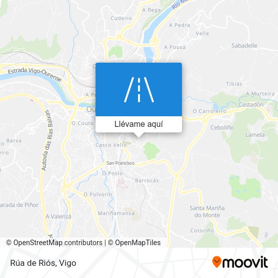 Mapa Rúa de Riós
