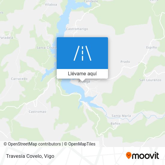 Mapa Travesía Covelo