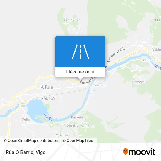 Mapa Rúa O Barrio