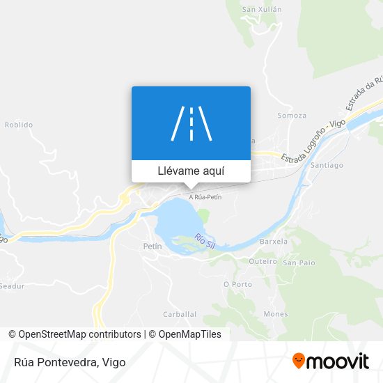 Mapa Rúa Pontevedra