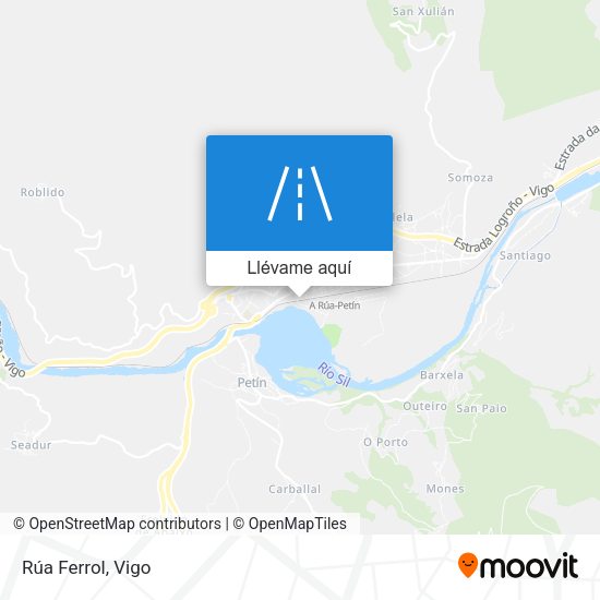 Mapa Rúa Ferrol