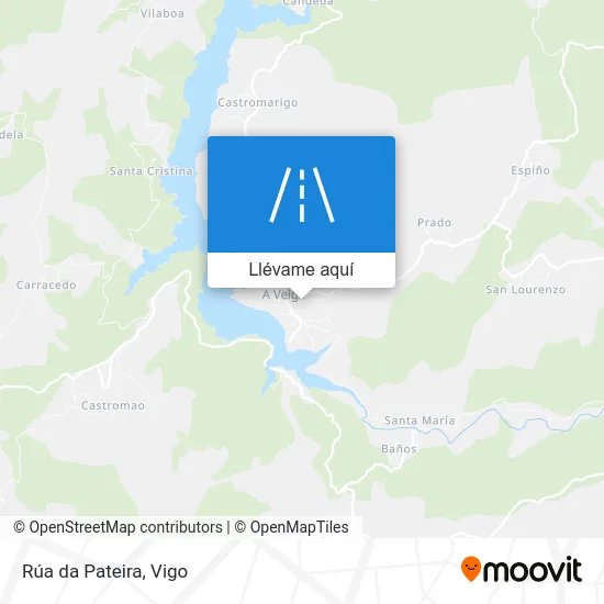 Mapa Rúa da Pateira