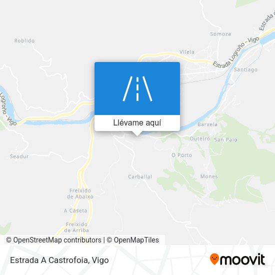 Mapa Estrada A Castrofoia