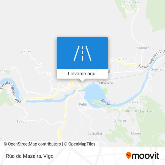 Mapa Rúa da Mazaira