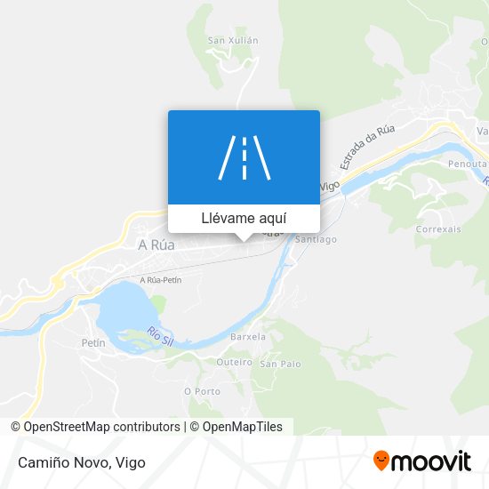 Mapa Camiño Novo