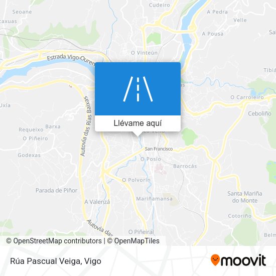 Mapa Rúa Pascual Veiga