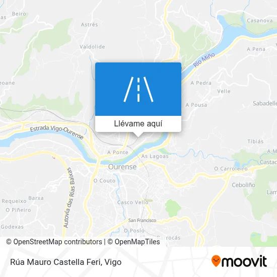 Mapa Rúa Mauro Castella Feri