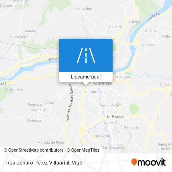 Mapa Rúa Jenaro Pérez Villaamil
