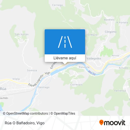 Mapa Rúa O Bañadoiro