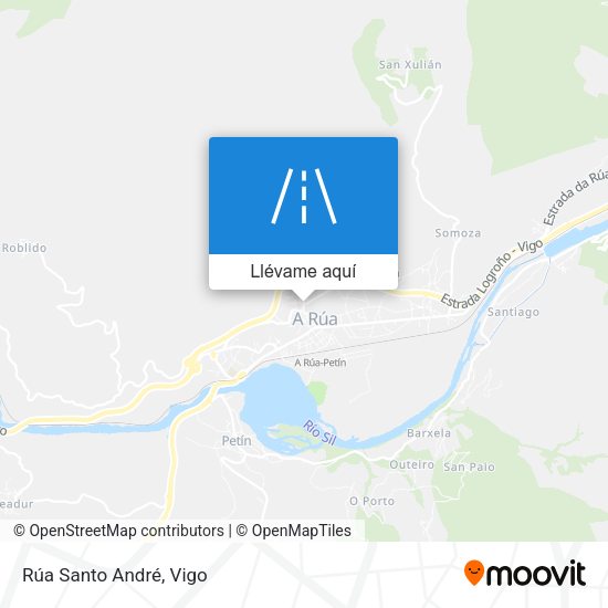 Mapa Rúa Santo André