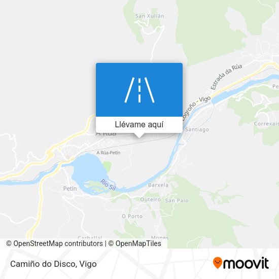 Mapa Camiño do Disco