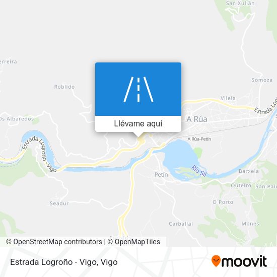 Mapa Estrada Logroño - Vigo