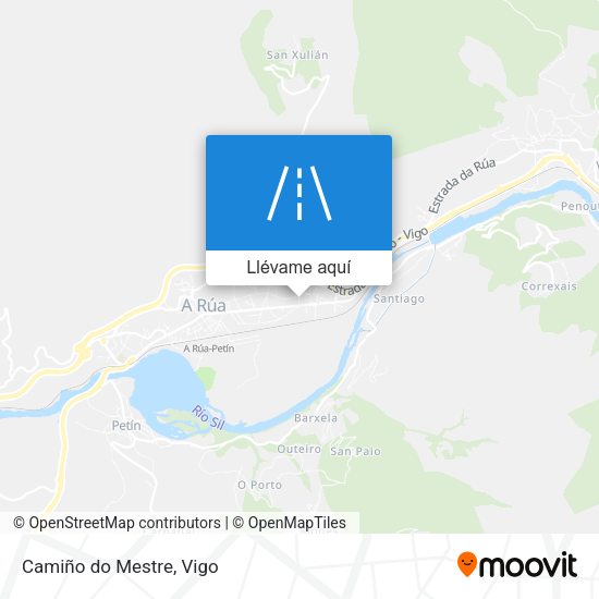 Mapa Camiño do Mestre
