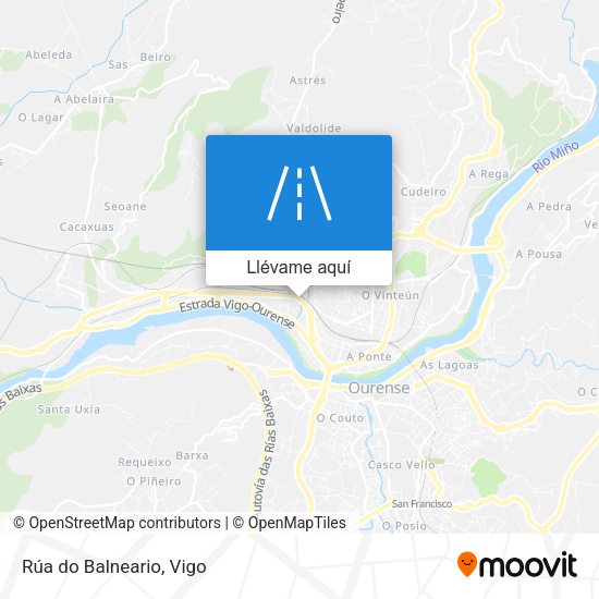 Mapa Rúa do Balneario